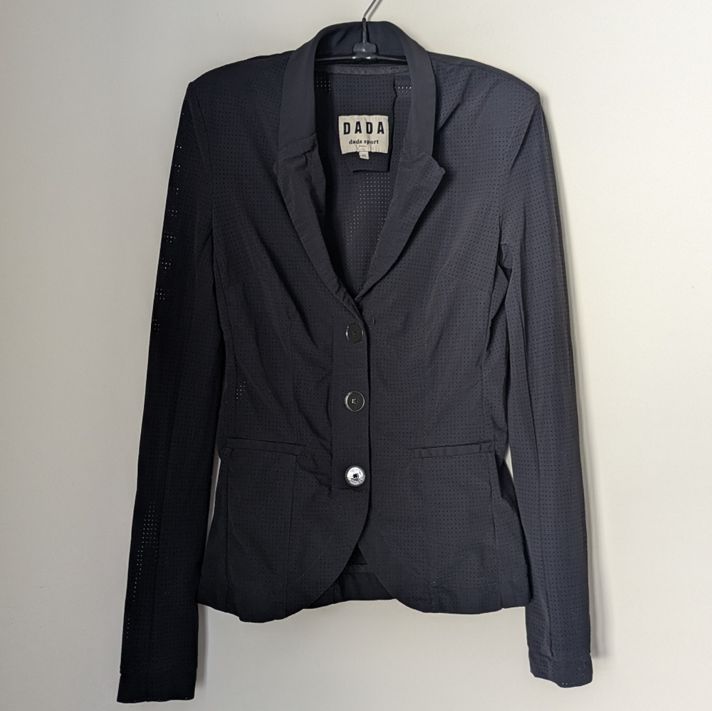 Dada Sport Cadence Riding Competition Jacket Microperforated Black XS (runs big)